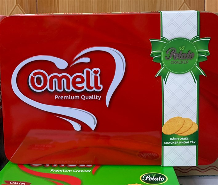 Bánh khoai tây hộp sắt Bảo Hưng