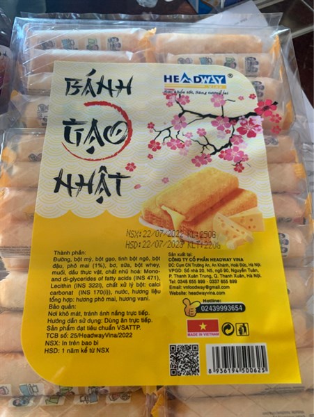 Bánh gạo Nhật vị phô mai