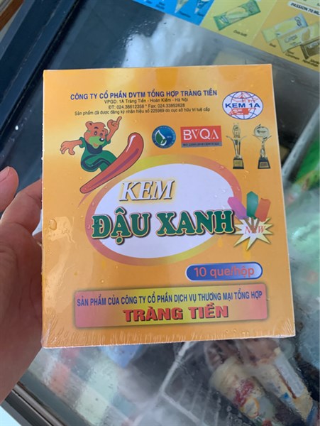 Kem đậu xanh tràng tiền