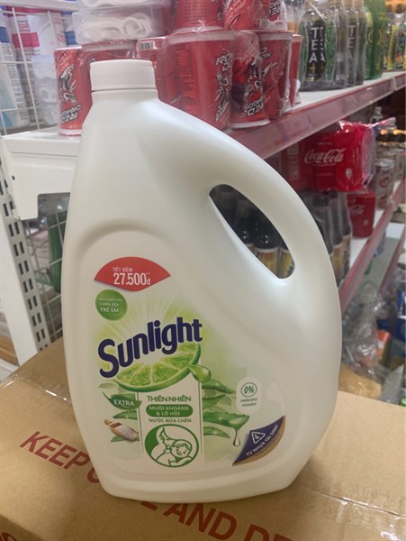 Nước rửa bát sunlight trắng 3,6kg