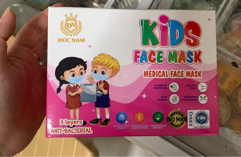 Khẩu trang trẻ em Đức Nam ( 5*10 cái)