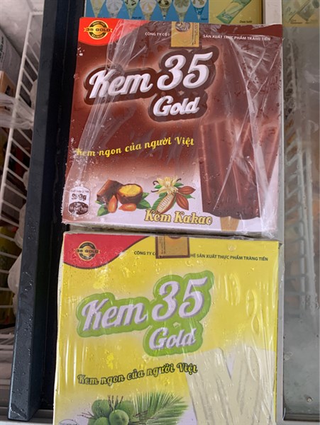 Kem tràng tiền ( sữa dừa , cacao, đậu xanh )