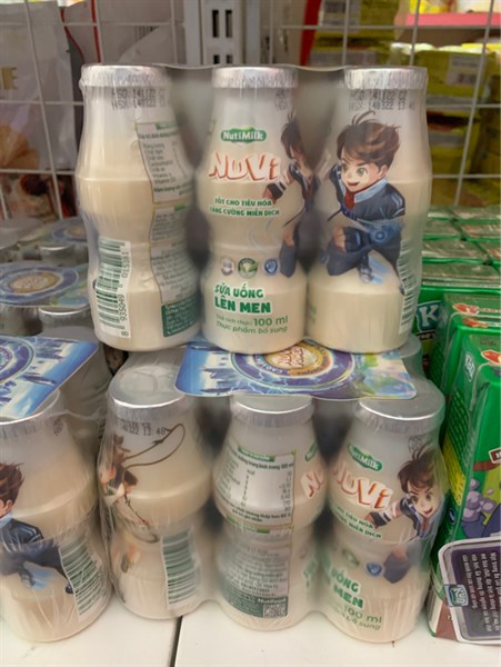 Sữa nuvi lên men lốc 6 chai