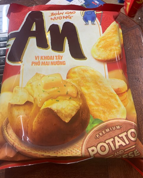 Bánh gạo an vị khoai tây phô mai nướng