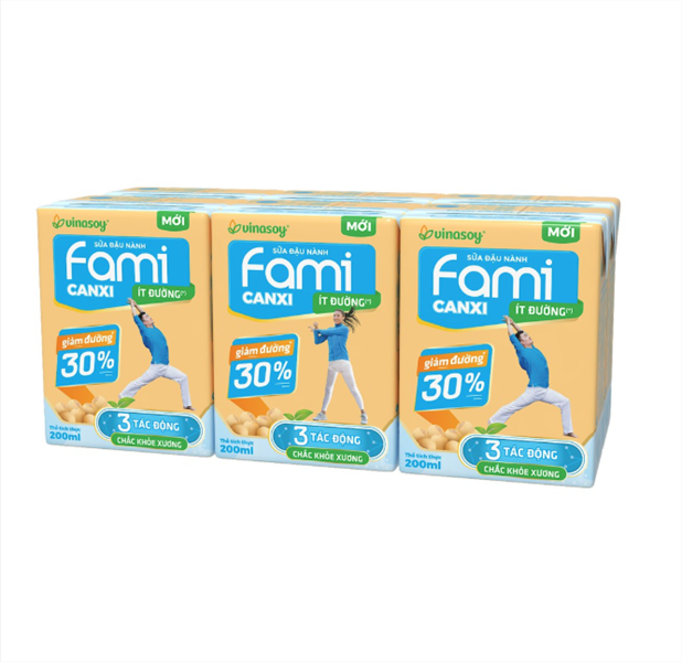 SỮA FAMI CANXI ÍT ĐƯỜNG 200MLOY MILK 200ML