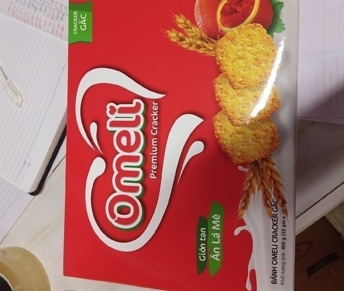 BÁNH KHOAI TÂY OMELI PREMIUM CRACKER GIÒN TAN ĂN MÊ LY 400G