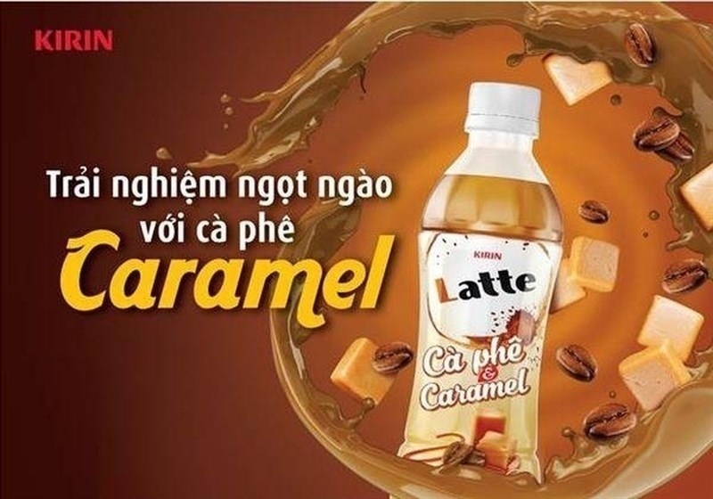 KIRIN LATTE THỨC UỐNG THIÊN NHIÊN PHA SỮA CÀ PHÊ VÀ CARAMEL 345ML
