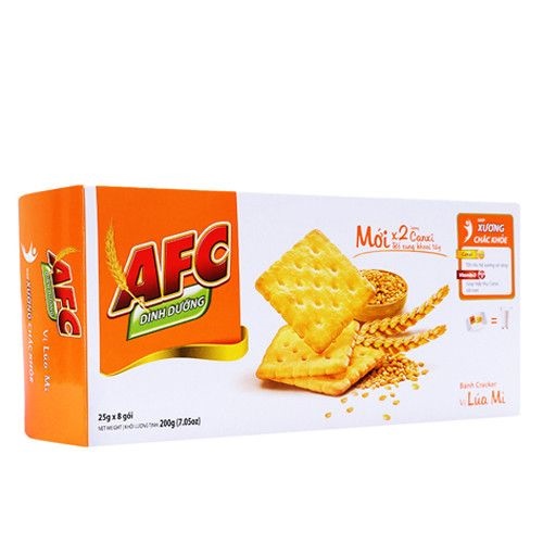 Hộp bánh AFC vị Lúa mì 200gr 