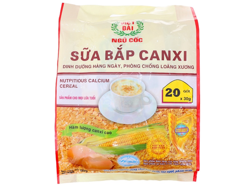 Ngũ cốc Sữa bắp Canxi 600g