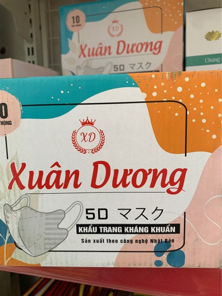 Khẩu trang 5d xuân dương ( người lớn và trẻ con )