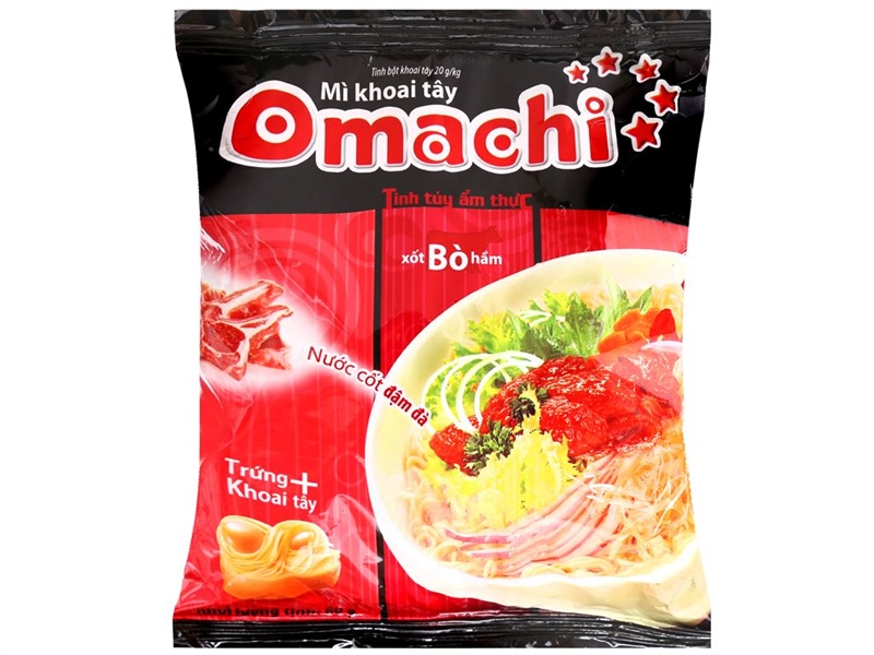 Omachi xốt bò hầm 5 gói 1 túi