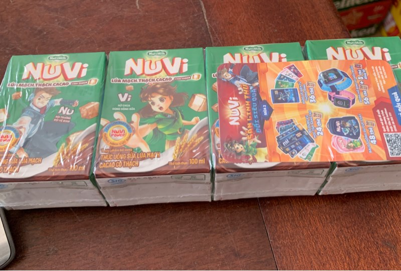 Sữa nuvi có thạch vì socola 110ml