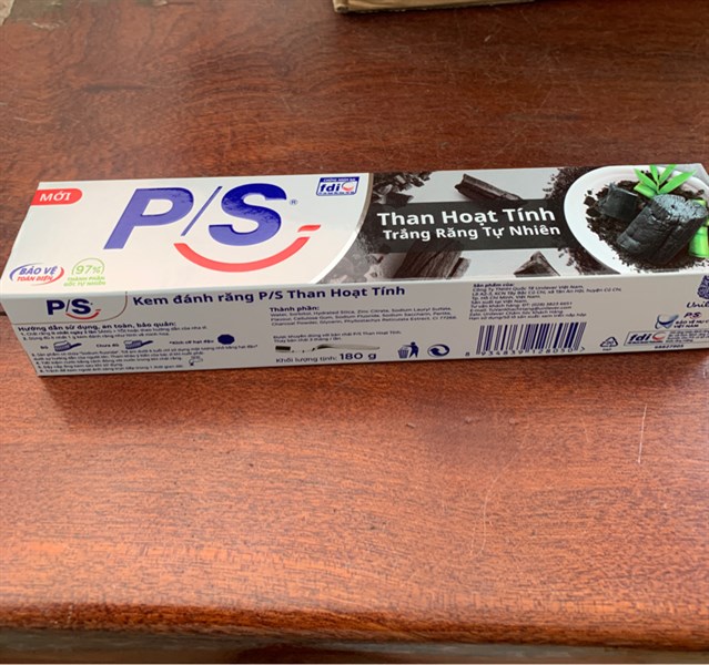 Kem đánh răng than hoạt tính 180g
