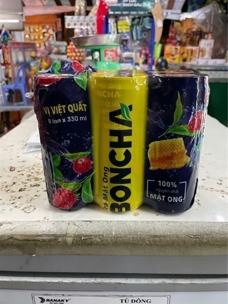 LỐC BONCHA TRÀ MẬT ONG VỊ VIỆT QUỐC LON 330ML