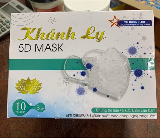 [SP000808] Khẩu trang 5d người lớn 100 cái Khanh Ly