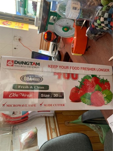 [8938509359348] Màng bọc thực phẩm 400m Đồng Tâm