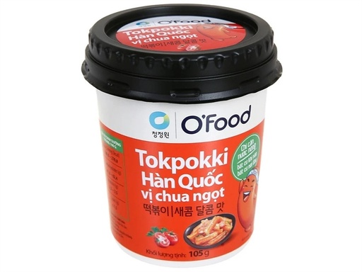 [8935304200585] TOKPOKKI HÀN QUỐC O'FOOD VỊ CHUA NGỌT 105G KOREAN TOKPOKKI O'FOOD SWEET SOUR 105G