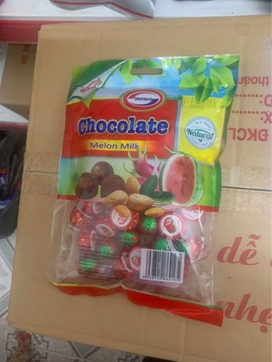 [8938510862165] Kẹo socola ( dưa hấu, dâu tây, dưa vàng )