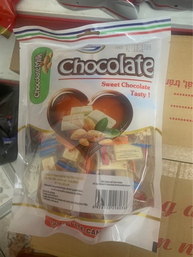 [8938538298038] Kẹo socola trắng vuông