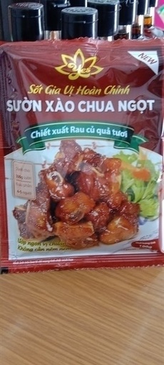 [8938539313037] SỐT SƯỜN XÀO CHUA NGỌT GIA VỊ HOÀN CHỈNH 100G