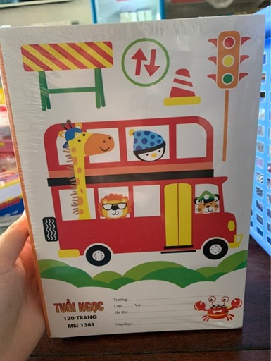 [8936014821381] Vở ô li 120 tra Hải Tiền