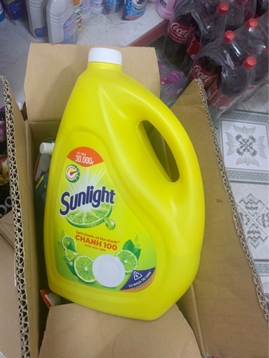 [SP000665] Nước rửa bát sunlight vàng 3,6kg
