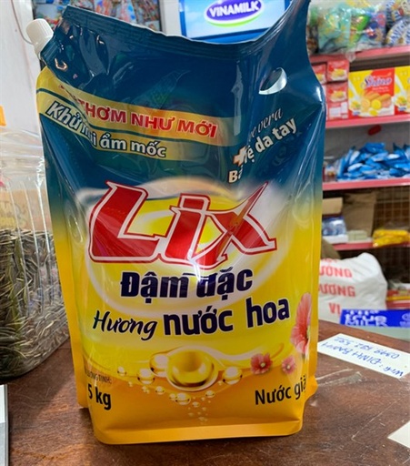 [8934669240441] Nước giặt LIX hương nước hoa 3,5lit