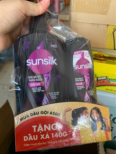 [8934868163503] Dầu gội sunsilk đen kẹp